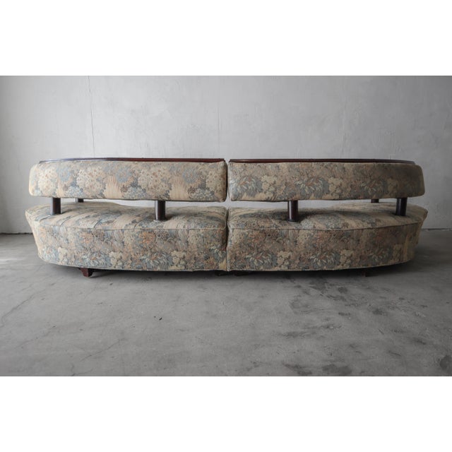 Dunbar Furniture Vintage Curved 2-Piece Sectional Sofa For Sale - Image 4 of 12