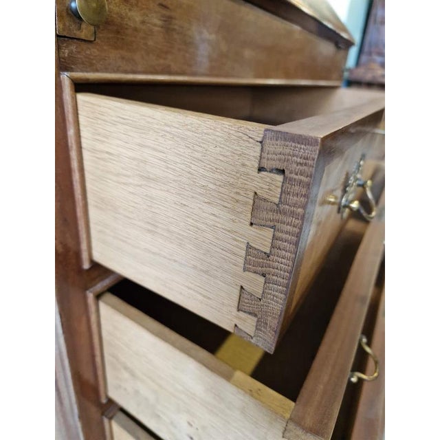 Vintage Secretaire in Mahogany, 1950s For Sale - Image 4 of 8