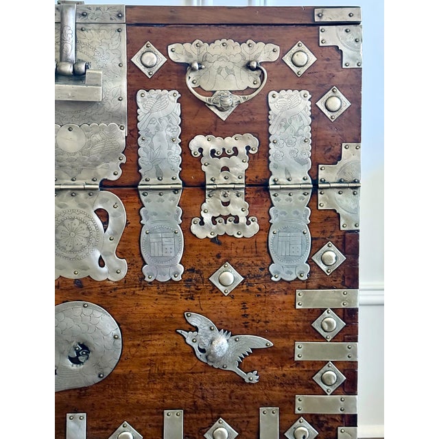 Antique Korean Wedding Bandaji Chest For Sale In Atlanta - Image 6 of 18