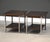 A pair of mid century modern walnut and polished aluminum end tables designed by Paul McCobb for Calvin. Circa 1960’s....