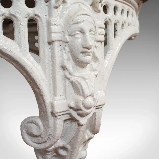 1900s Victorian Cast Iron Outdoor Britannia Table For Sale - Image 12 of 13