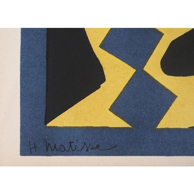 Henry MATISSE (1869-1954) Foliage Color lithograph On thick paper 31 x 24 cm Signed in the plate Edition San Lazaro, 1954...