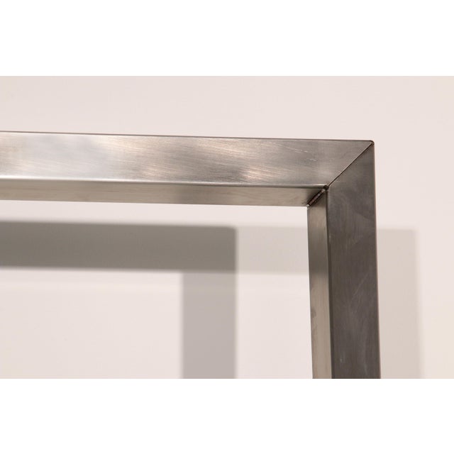 Model R16 Corner Cabinet in Stainless Steel and Brass by Peter Ghyczy, 1970s For Sale - Image 9 of 10