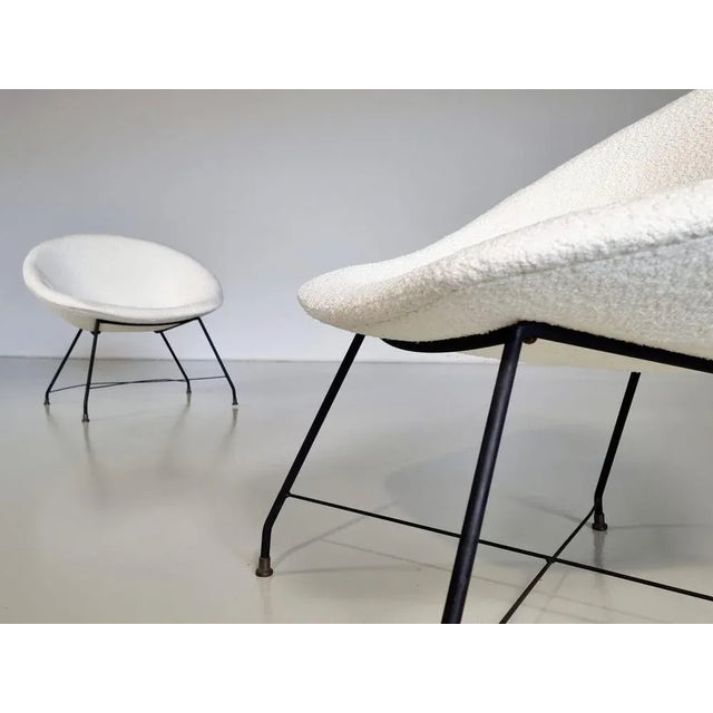 Set of Minoletta Armchairs attributed to Augusto Bozzi for Saporiti, 1950s For Sale - Image 4 of 9