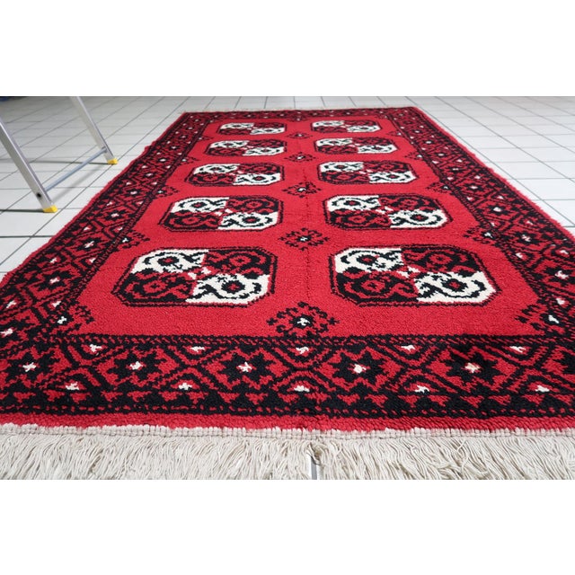 Mid-Century French Savonnerie Rug 4.9' X 7.7' 1950s For Sale In New York - Image 6 of 12