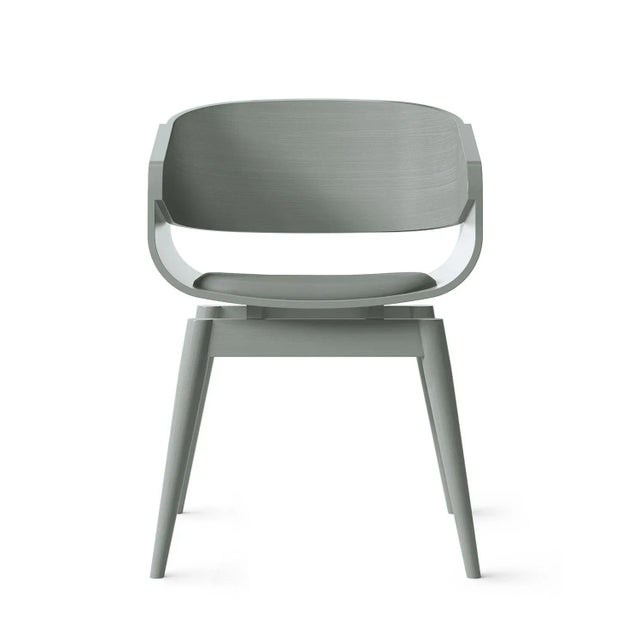 Not Yet Made - Made To Order Grey 4th Armchair with Soft Grey Seat by Almost For Sale - Image 5 of 5