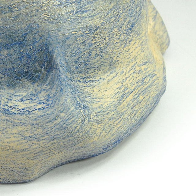 Sculptural Handpainted Pottery Bowl by Joanna Wysocka, 2010s For Sale - Image 10 of 12