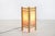 1970s Vintage Japanese Tarogo Table Lamp in Bamboo and Linen, 1970s For Sale - Image 5 of 6