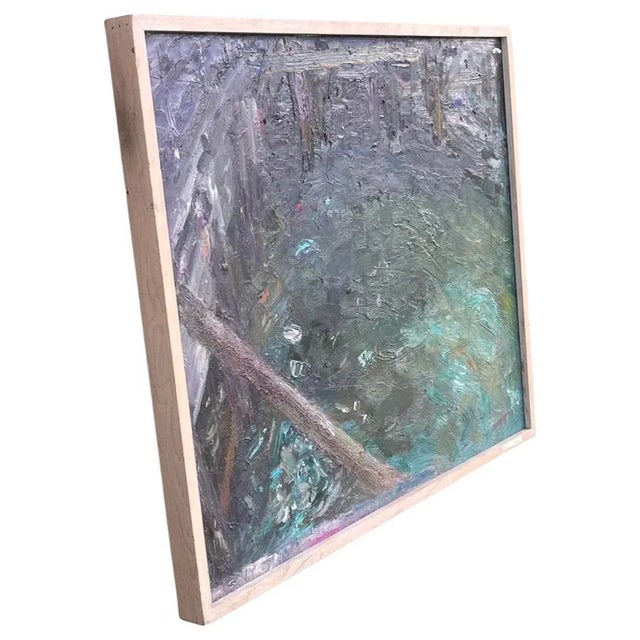 Signed: Pat Berger Titled: “Piers End” Provenance: From estate. Pat Berger’s career spans several decades of painting that...