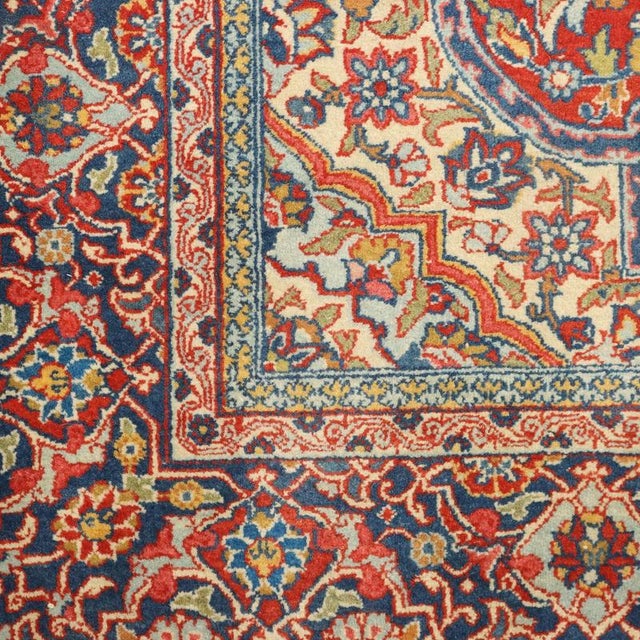Middle Eastern Tappeto Keshan Rug For Sale - Image 6 of 9