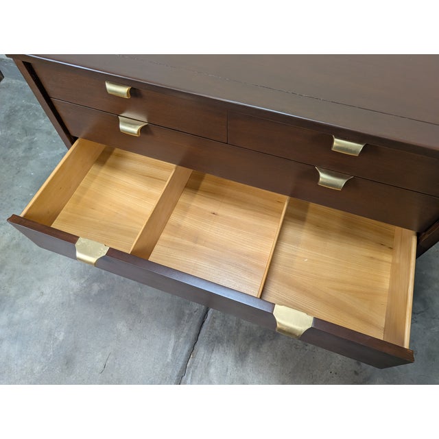 Mid Century Chest by Edward Wormley for Drexel Precedent Bachelor Chests/Dressers, A Pair For Sale - Image 15 of 17