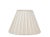 An off-white linen box pleat shade with interlining and self-trim at the top and bottom. A classic style that adds...