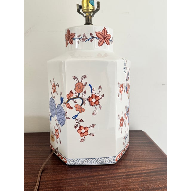 Late 20th Century Tyndale Imari Ginger Jar Ceramic Table Lamp For Sale In Pittsburgh - Image 6 of 12