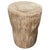 Andrianna Shamaris Hand Carved Teak Wood Side Table or Stool For Sale - Image 15 of 18