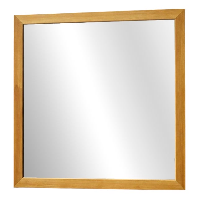 Square Wall Mirror, 1950s-1960s For Sale