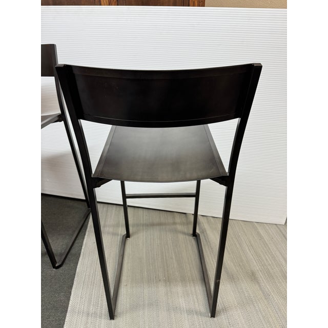 2010s Industry West Stride Bar Stools, Pair For Sale - Image 5 of 12