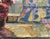 1970s Oil Painting on the Window For Sale - Image 10 of 12