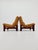 Gold Mid-Century Armchairs in Leather and Walnut Wood, Sweden, 1960s For Sale - Image 8 of 11