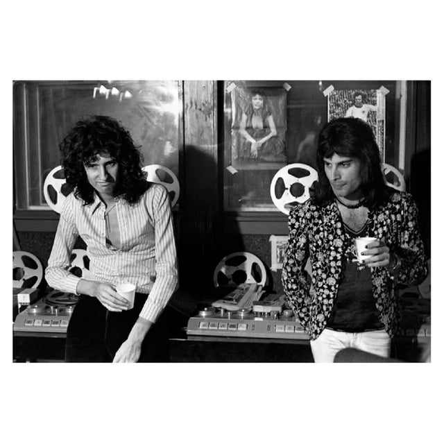 Mick Rock, Mercury and May, 1974, Estate Photograph Print For Sale