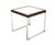 2000 - 2009 Vintage Cube Table in Chrome and Rosewood, 2000 For Sale - Image 5 of 9