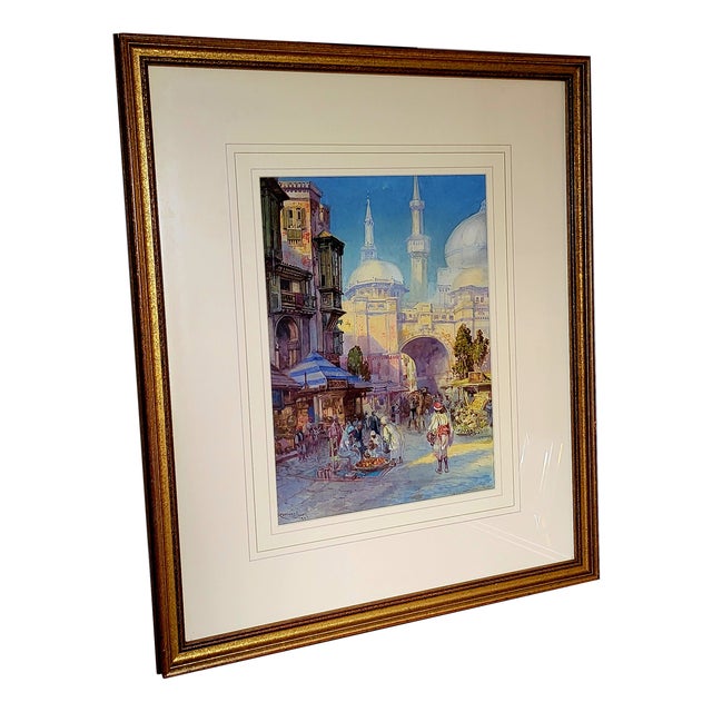 Raphael Jones, Landscape Composition, 1927, Watercolor For Sale