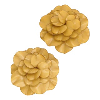 GERANIUM, Maxi earrings, Ivory, Stud For Sale