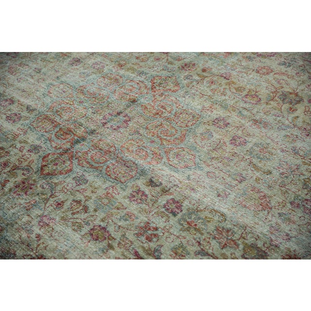 Textile Vintage Distressed Mahal Rug - 10' X 16' For Sale - Image 7 of 12
