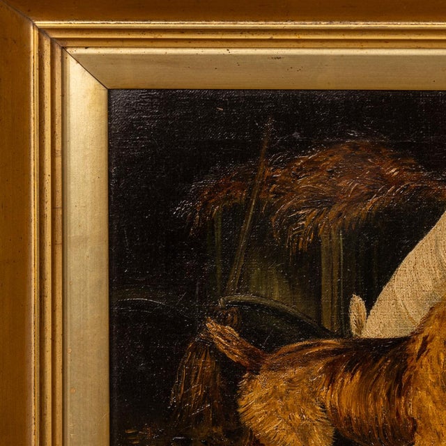English School, Painting of Terrier Dogs, 1917, Oil on Canvas For Sale - Image 9 of 15
