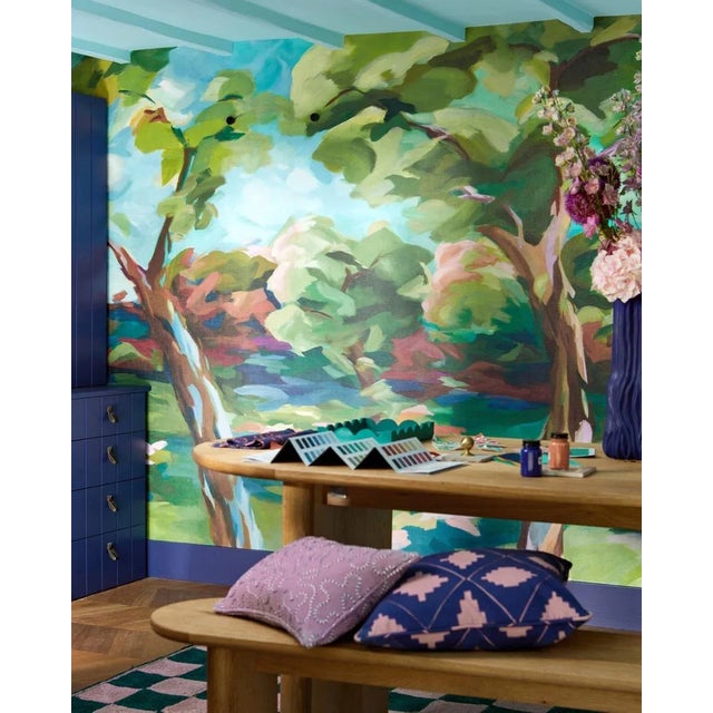 Let your imagination run free in this expressive 4m x 3m panel hand painted in the Harlequin studio. Our interpretation of...