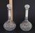 Transparent Antique European Cut Crystal Decanters With 880 Silver Collars - a Pair For Sale - Image 8 of 8