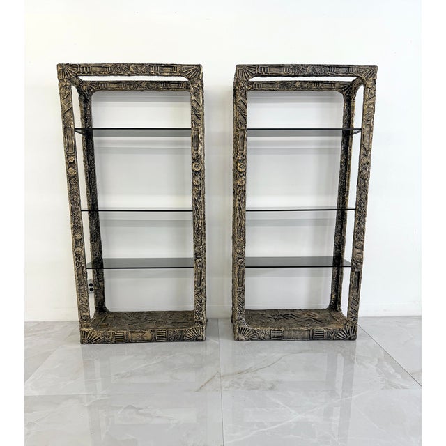 Mid-Century Modern Adrian Pearsall "Brutalist Goop" Etageres, Shelving, Circa Late 1960's For Sale - Image 3 of 9