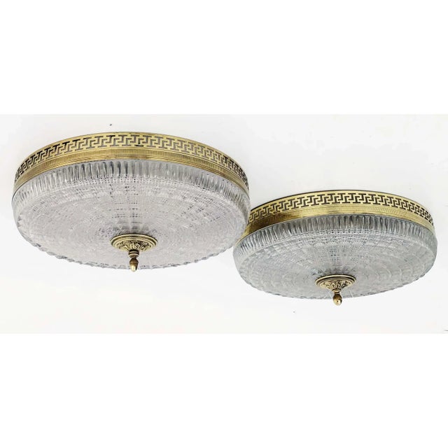 1960s Flush Mounts - a Pair For Sale In Miami - Image 6 of 6