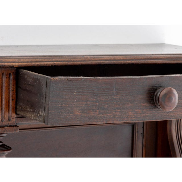 Brown American Empire Style Mahogany Wall Console For Sale - Image 8 of 10