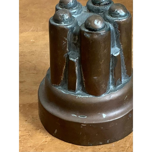 Vintage Copper Over Tin Jelly Mold For Sale - Image 15 of 18