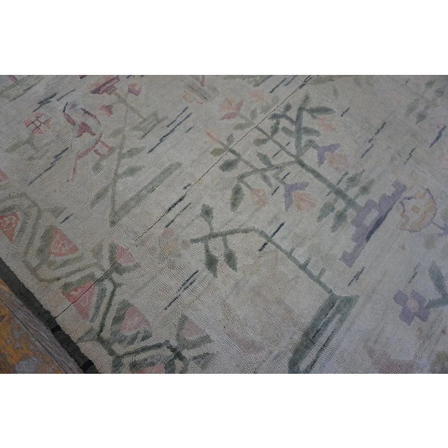 Early 20th Century Scenic American Hooked Rug ( 5" x 10'8" - 196 x 325 ) For Sale - Image 12 of 12