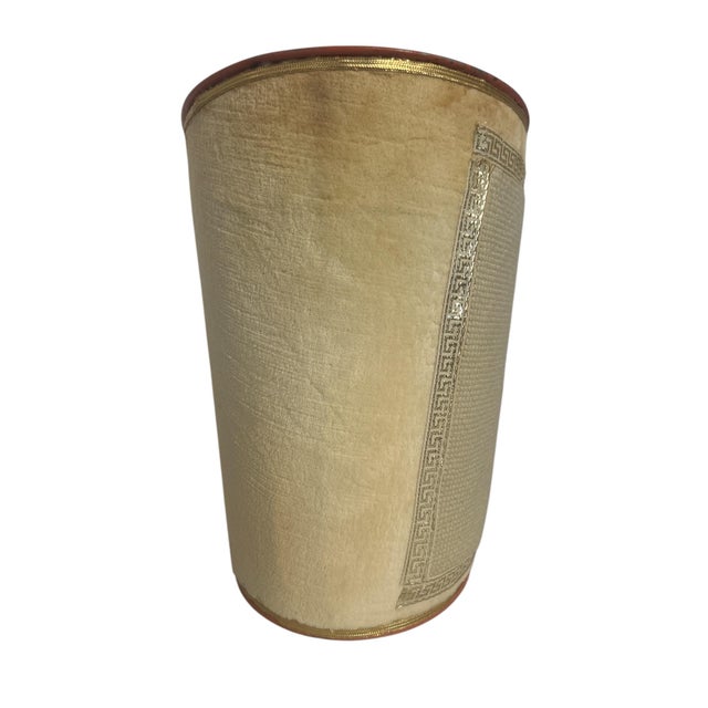 Early 20th Century Vintage Needle Point Waste Bin For Sale - Image 4 of 12