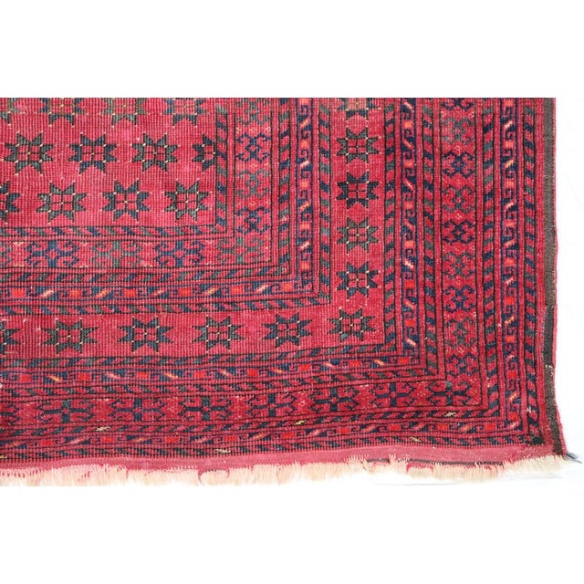 Large Antique Hand-Knotted Tekke Rug, 1890s For Sale - Image 9 of 18