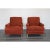 Late 20s, Pair of Red Chenille Club Chairs For Sale In Miami - Image 6 of 6
