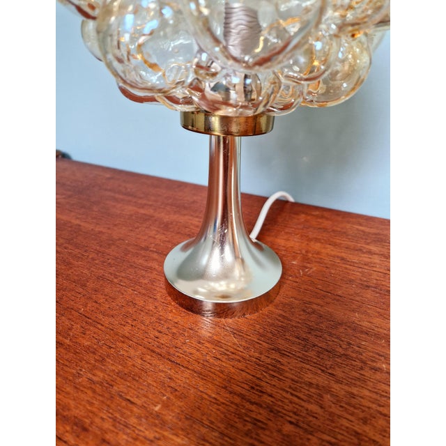 Bubble Glass Lamps by Helena Tynell for Glashütte Limburg, 1970, Set of 2 For Sale - Image 12 of 18