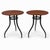 Baker Milling Road Modern British Colonial Style Mahogany & Wrought Iron Side Tables - Pair For Sale - Image 9 of 11