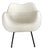 20th Century Modernism Matte White RM58 Armchair by Vzór for Roman Modzelewski For Sale