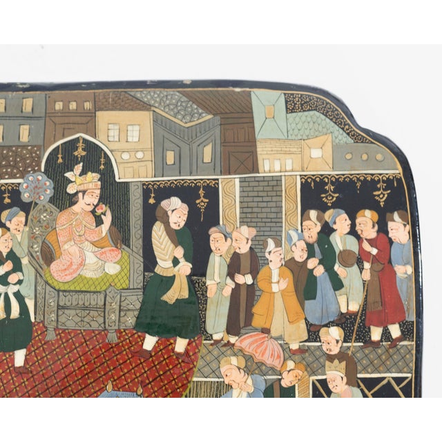 Lacquer and Carved Chineses Wall Decorations, 19th Century For Sale - Image 5 of 14