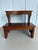 Chippendale 1980s Solid Wood Step Stool W/ Brass Handles-Georgian Style Bed/Library Step Stool-Cherry/Mahogany Finish-Display Shelves-Tiered Plant Stand For Sale - Image 3 of 12