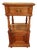 Antique French Louis XVI Nightstand with Marble Top, 1890s For Sale