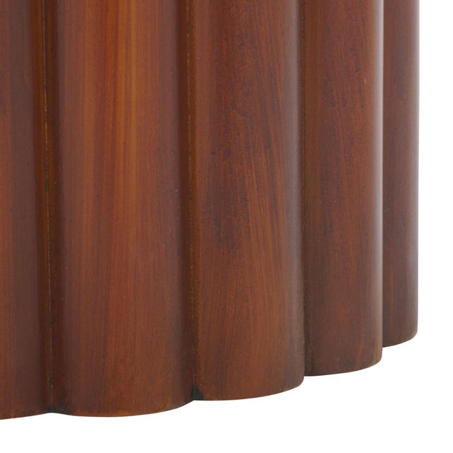 Early 21st Century Monka Round End Table in Walnut For Sale - Image 5 of 7