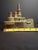 Antique Cast Iron Battleship Oregon Still Penny Bank J&e Stevens Green Paint 1898 For Sale - Image 13 of 14