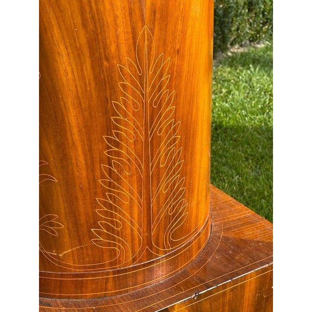 Charles X Mahogany Column For Sale - Image 9 of 11