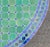 40" Handcrafted Turqoise and Blue Moroccan Mosaic Table For Sale - Image 4 of 7