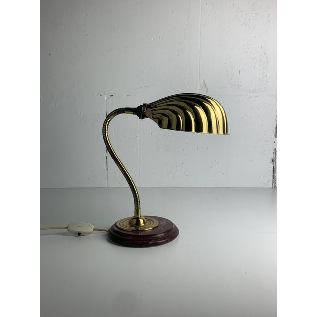 Gorgeous adjustable clam shell and sometimes referred to as scallop lamp which originally was attributed to Tommaso Barbi...
