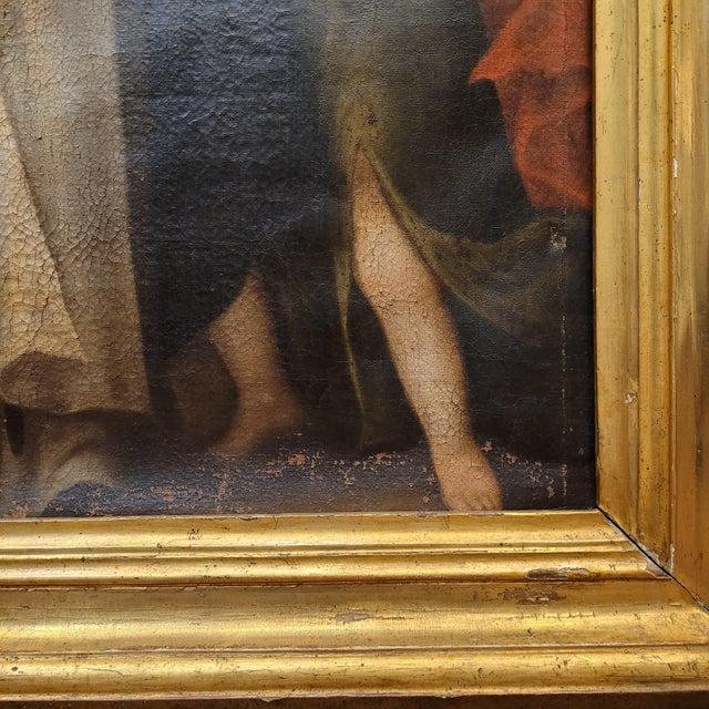 Castilian School Artist, Saint Thomas Aquinas, 1700s, Oil on Canvas, Framed For Sale - Image 13 of 18